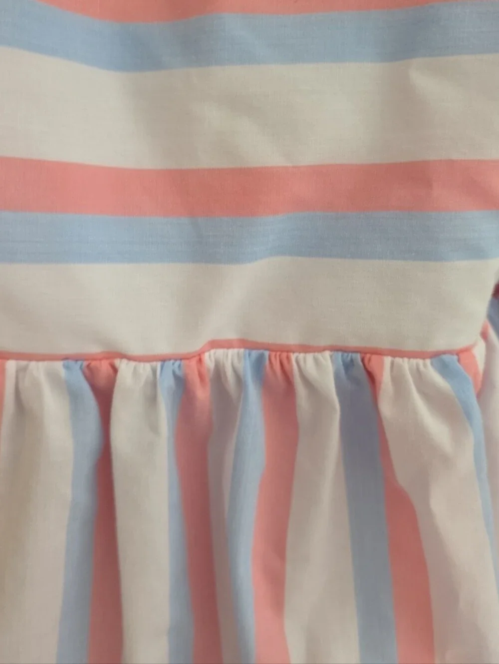 The Beaufort Bonnet Company 4t Striped Tie-Shoulder Sundress Pastel Pink & Blue